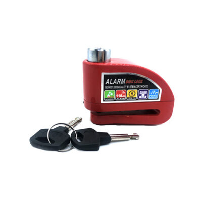 Brava za disk s alarmom za električni romobil - Crvena