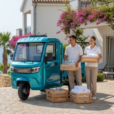 Električna teretna trokolica KH01 – 45km/h, 3000W, 72V 58Ah