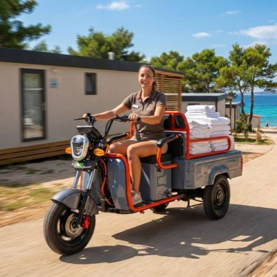 Električna teretna trokolica B02 - 45km/h, 2200W,  60V, 32Ah